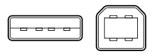 konektor USB Tipe A dan B